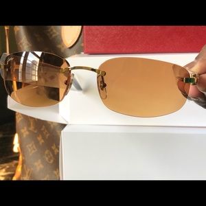 Cartier buffalo horn glasses